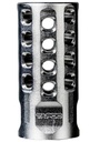 TAPCO TAP22010  MUZZLE BRAKE SILVER ANODIZED ALUMINUM 1/2"X28 THREADS 2" OAL .920" DIAMETER 22LR