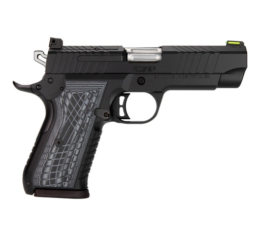 [669278310107] KIMBER MFG.,INC 3100010 KDS9C  9MM 15+1 4.09" KIMPRO BLACK FRONT AND REAR SERRATIONS STAINLESS STEEL SLIDE GRAY AND BLACK G10 CROSSHATCH GRIP