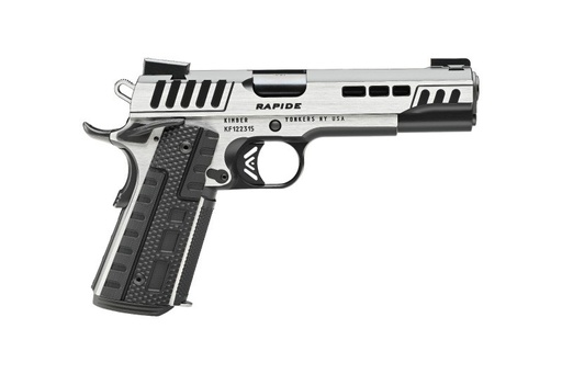[669278304212] KIMBER MFG.,INC 3000421  RAPIDE SCORPIUS 9MM 9+1 5" BLACK KIMPRO II W/ BRUSH POLISHED FLATS STAINLESS STEEL SLIDE G10 GRIP
