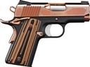 KIMBER MFG, INC 3200372 ULTRA II  9MM LUGER 8+1 3" STAINLESS MATCH GRADE BARREL, ENGRAVED ROSE GOLD PVD SERRATED STAINLESS STEEL SLIDE, KIMPRO II BLACK ALUMINUM FRAME W/BEAVERTAIL, G10 GRIP