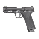 SMITH & WESSON 14312 M&P 22X FULL SIZE FRAME 22 LR 20+1 4.10" BLACK ARMORNITE THREADED BARREL, BLACK ARMORNITE OPTIC CUT/SERRATED SLIDE, BLACK POLYMER FRAME W/PICATINNY RAIL, TEXTURED GRIP