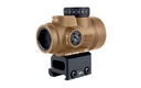 TRIJICON 2200327 MRO SD  COYOTE TAN 1X25MM 2 MOA RED DOT RETICLE FULL CO-WITNESS MOUNT