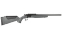 CVA CR4437 SCOUT  308 WIN 1RD 20" BLUED THREADED BARREL, BLUED PICATINNY RAIL RECEIVER, STEALTH GRAY FIXED SYNTHETIC STOCK