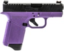 GFORCE ARMS GF932512PUB RAPTURE  SUB-COMPACT FRAME 9MM LUGER 12+1 3.25" BLACK STEEL BARREL, BLACK OPTIC CUT/SERRATED STEEL SLIDE, PURPLE CERAKOTE POLYMER FRAME