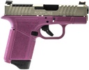 GFORCE ARMS GF932512PIN RAPTURE  SUB-COMPACT FRAME 9MM LUGER 12+1 3.25" BLACK STEEL BARREL, NICKEL STEEL OPTIC CUT/SERRATED SLIDE, PINK CERAKOTE POLYMER FRAME, SHIELD RMSC/RMR FOOTPRINT