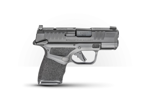 [706397962470] SPRINGFIELD ARMORY HC9319BOSPMSLC HELLCAT MICRO-COMPACT OSP 9MM LUGER 3" 10+1, BLACK, POLYMER FRAME, SERRATED/OPTIC CUT SLIDE, MANUAL SAFETY