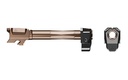 RADIAN WEAPONS R0845 RAMJET & AFTERBURNER COMBO 9MM LUGER COMPATIBLE W/ GLOCK 48, BRONZE STAINLESS STEEL
