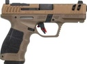SAR USA SAR9CG3BR SAR9 C GEN3 COMPACT FRAME 9MM LUGER 15+1 4" BLACK STEEL BARREL, BRONZE STEEL OPTIC READY/PORTED/SERRATED SLIDE, BRONZE POLYMER FRAME W/PICATINNY RAIL, INTERCHANGEABLE BACKSTRAP GRIP