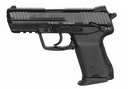 HK 81001111 HK45C V1 COMPACT FRAME 45 ACP 8+1 3.94" BLACK POLYGONAL RIFLED BARREL, BLACK SERRATED STEEL SLIDE, BLACK POLYMER FRAME W/PICATINNY RAIL, BLACK INTERCHANGEABLE BACKSTRAP GRIP, AMBIDEXTROUS