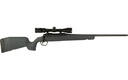 SAVAGE ARMS 32180 AXIS 2 XP COMBO FULL SIZE 270 WIN 4+1 22" BLACK SPORTER BARREL, BLACK CARBON STEEL RECEIVER DRILLED & TAPPED, GRAY FIXED SYNTHETIC STOCK, WEAVER 3-9X40MM SCOPE, RIGHT HAND