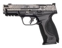 SMITH & WESSON 13987 M&P M2.0 METAL FULL SIZE FRAME 9MM LUGER 17+1 4.22" BLACK ARMORNITE STAINLESS STEEL BARREL GRAY ARMORNITE OPTIC CUT/SERRATED STAINLESS STEEL SLIDE BLACK ALUMINUM BLACK POLYMER GRI
