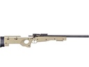 CRICKETT KSA2150 PRECISION  FULL SIZE 22 LR SINGLE SHOT 16.10" BLUED THREADED BULL BARREL, BLUED CRICKETTINNY RAIL STEEL RECEIVER, FLAT DARK EARTH SYNTHETIC ADJ LOP STOCK