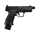 SAR USA SAR9CSOCOMBL SAR9 C  COMPACT FRAME 9MM LUGER 21+1 4" BLACK STEEL BARREL, BLACK STEEL OPTIC READY/PORTED/SERRATED SLIDE, BLACK POLYMER FRAME W/PICATINNY RAIL, INTERCHANGEABLE BACKSTRAP GRIP