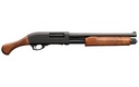 CHARLES DALY 930362 HONCHO TACTICAL 12 GAUGE PUMP 3" 5+1 14" BLACK STEEL BARREL, BLACK DRILLED & TAPPED ALUMINUM RECEIVER, CHECKERED WALNUT BIRDS HEAD GRIP