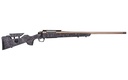 CVA CR3951F CASCADE LONG RANGE HUNTER FULL SIZE 6.5 CREEDMOOR 22" SMOKED BRONZE CERAKOTE STEEL THREADED BARREL, BLACK W/SMOKED BRONZE WEB SYNTHETIC STOCK