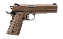 BERSA B19117050DEHB B1911  45 ACP 8+1 5" STAINLESS STEEL BARREL, FLAT DARK EARTH SERRATED SLIDE, FLAT DARK EARTH STAINLESS STEEL FRAME W/BEAVERTAIL, FDE VZ GRIP