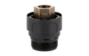 RUGGED SUPPRESSORS ODTM001 OBSIDIAN DUAL TAPER MOUNT BLACK, FITS OBSIDIAN 9 & 45 SUPPRESSORS