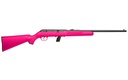 SAVAGE ARMS 40218 64 F FULL SIZE 22 LR 10+1 21" MATTE BLACK CARBON STEEL BARREL, MATTE BLACK GROOVED CARBON STEEL RECEIVER, PINK FIXED SYNTHETIC STOCK, RIGHT HAND