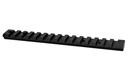 WARNE V4T3M VAPOR PICATINNY RAIL BLACK ANODIZED ALUMINUM FITS TIKKA T3/T3X, 0 MOA