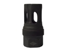 YANKEE HILL 444524 SRX Q.D. FLASH HIDER SHORT BLACK PHOSPHATE STEEL WITH 5/8"-24 TPI FOR SRX ADAPTERS