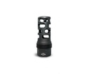 YANKEE HILL 4405MB24 SRX Q.D. MUZZLE BRAKE LONG BLACK PHOSPHATE STEEL WITH 5/8"-24 TPI, 9MM, 2.30" OAL & 9.375" DIAMETER FOR SRX ADAPTERS