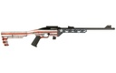 CITADEL CIT22LRBUSA TRAKR  22 LR 10+1 18" BLUED STEEL THREADED BARREL & RECEIVER, AMERICAN FLAG SYNTHETIC STOCK