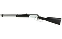 ROSSI RL22181WD-NI RIO BRAVO  22 LR 15+1 18" BLACK POLISHED ALLOY STEEL BARREL, NICKEL STAINLESS STEEL RECEIVER, HARDWOOD FIXED STOCK, RIGHT HAND