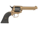 HERITAGE MFG SRR22A4 ROUGH RIDER  22 LR 6 SHOT, 4.75" BURNT BRONZE CERAKOTE STEEL BARREL, FRAME, BLACK SATIN CYLINDER, BLACK POLYMER GRIP, HAMMER/THUMB SAFETY, EXPOSED HAMMER