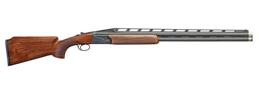 [853418268124] RIZZINI USA 26011232 BR110 SPORTER IPS OVER/UNDER 12 GAUGE 2RD 32" CHROME LINED XL BACK BORED, ADJ. VENT RIB, MATTE GRAY BARREL/REC, GRADE II TURKISH WALNUT STOCK W/ADJ COMB, 5 EXT. CHOKES