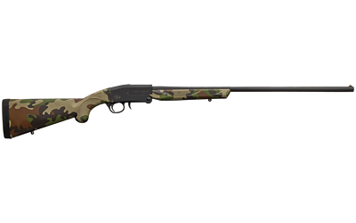[8053800945134] CHARLES DALY 930336 101  COMPACT 410 BORE BREAK OPEN 3" 1RD 26" BLACK STEEL SINGLE SHOT BARREL & RECEIVER, FIXED WOODLAND CAMO SYNTHETIC STOCK, BERETTA/BENELLI MOBIL CHOKE SYSTEM