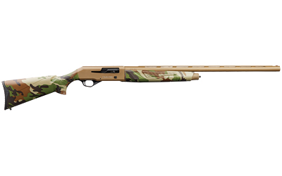 [8053800945103] CHARLES DALY 930328 601  12 GAUGE 4+1 3" 28" VENT RIB BARREL, FLAT DARK EARTH FINISH ALUMINUM RECEIVER, WOODLAND CAMO SYNTHETIC STOCK, INCLUDES 3 CHOKE TUBES