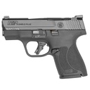 SMITH & WESSON 13558 M&P9 SHIELD PLUS 9MM LUGER 3.10" 10+1 MATTE BLACK (NO TS) FRAME/TEXTURED GRIP BLACK ARMORNITE STAINLESS STEEL WITH OPTICS CUT & TRITIUM NIGHT SIGHTS
