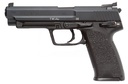 HK 81000364 USP EXPERT V1 SA/DA 45 ACP CALIBER WITH 5.19" BARREL, 12+1 CAPACITY, OVERALL BLACK FINISH, SERRATED TRIGGER GUARD FRAME, SERRATED LONG STEEL SLIDE & POLYMER GRIP INCLUDES 2 MAGS