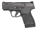 SMITH & WESSON 13248 M&P SHIELD PLUS MICRO-COMPACT FRAME 9MM LUGER 10+1/13+1, 3.10" BLACK ARMORNITE STAINLESS STEEL BARREL & SERRATED SLIDE, MATTE BLACK POLYMER FRAME,  NO SAFETY